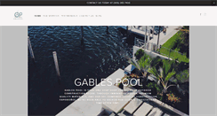 Desktop Screenshot of gablespool.com