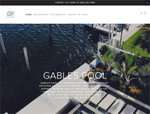 Tablet Screenshot of gablespool.com